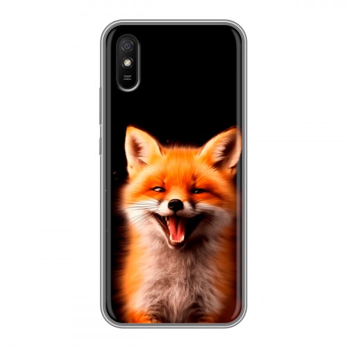 Дизайнерский силиконовый чехол для Xiaomi RedMi 9A Лиса