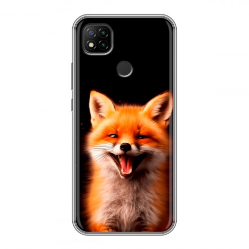 Дизайнерский силиконовый чехол для Xiaomi RedMi 9C Лиса