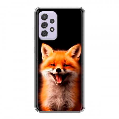 Дизайнерский силиконовый чехол для Samsung Galaxy A52 Лиса