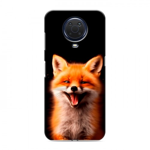 Дизайнерский силиконовый чехол для Nokia G20 Лиса