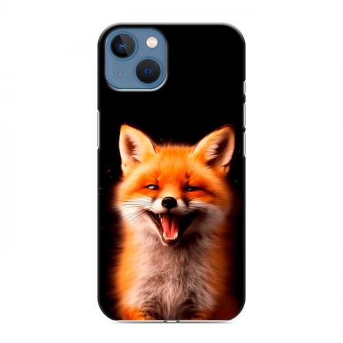 Дизайнерский силиконовый чехол для Iphone 13 Лиса