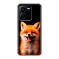 Дизайнерский силиконовый чехол для Vivo Y35 Лиса