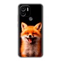 Дизайнерский силиконовый чехол для Xiaomi Redmi A1 Plus Лиса