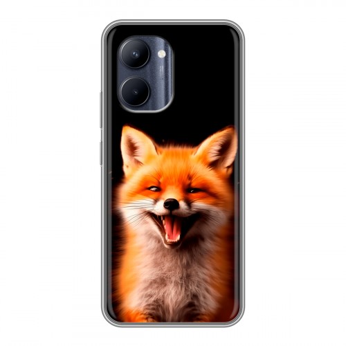 Дизайнерский силиконовый чехол для Realme C33 Лиса