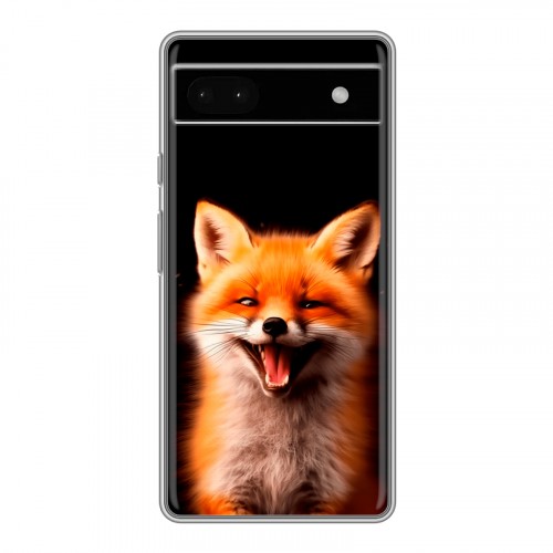 Дизайнерский силиконовый чехол для Google Pixel 6a Лиса