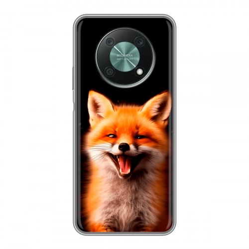 Дизайнерский силиконовый чехол для Huawei Nova Y90 Лиса