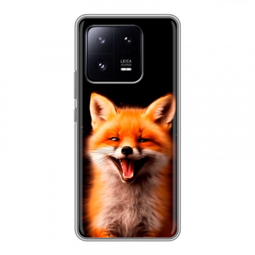 Дизайнерский силиконовый чехол для Xiaomi 13 Pro Лиса