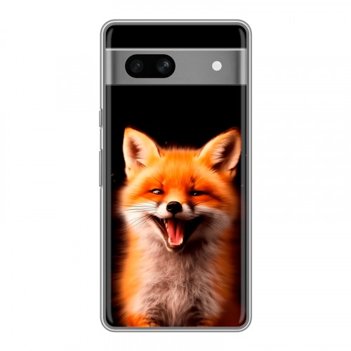 Дизайнерский силиконовый чехол для Google Pixel 7A Лиса