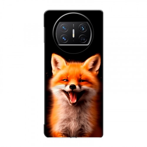 Дизайнерский пластиковый чехол для Huawei Mate X3 Лиса