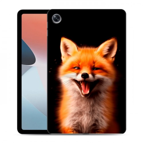 Дизайнерский силиконовый чехол для OPPO Pad Air Лиса