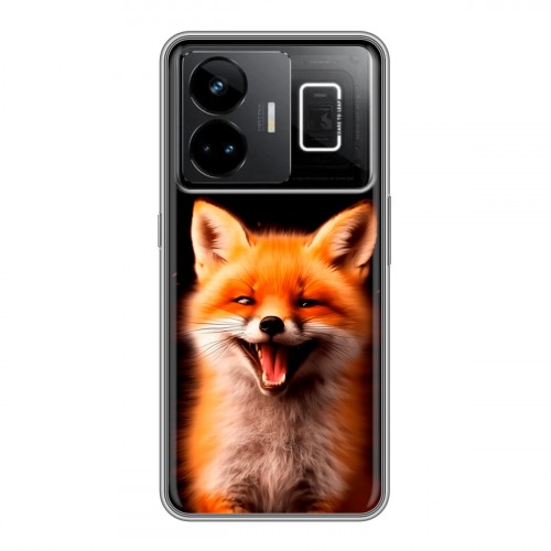 Дизайнерский силиконовый чехол для Realme GT3 Лиса