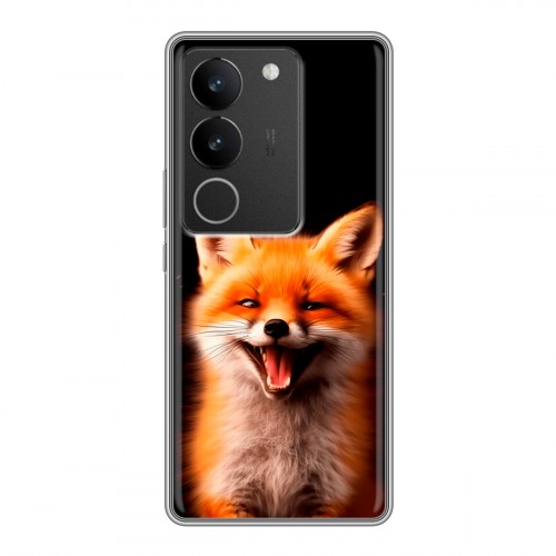 Дизайнерский силиконовый чехол для Vivo S17 Лиса