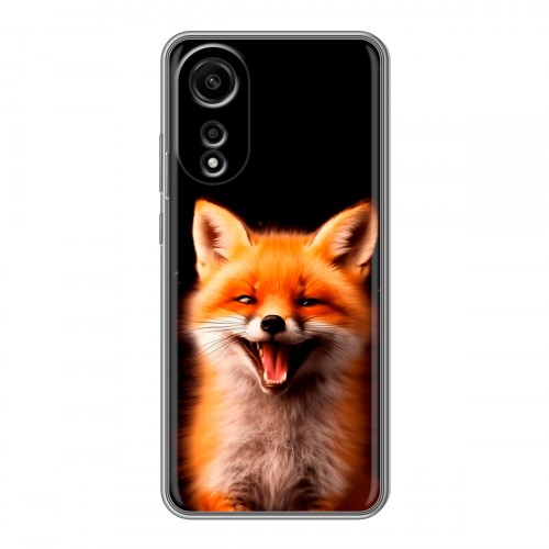 Дизайнерский силиконовый чехол для OPPO A78 4G Лиса
