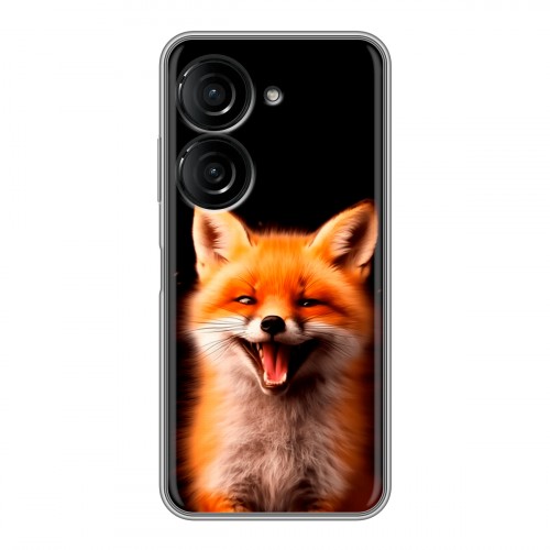 Дизайнерский силиконовый чехол для ASUS ZenFone 9 Лиса