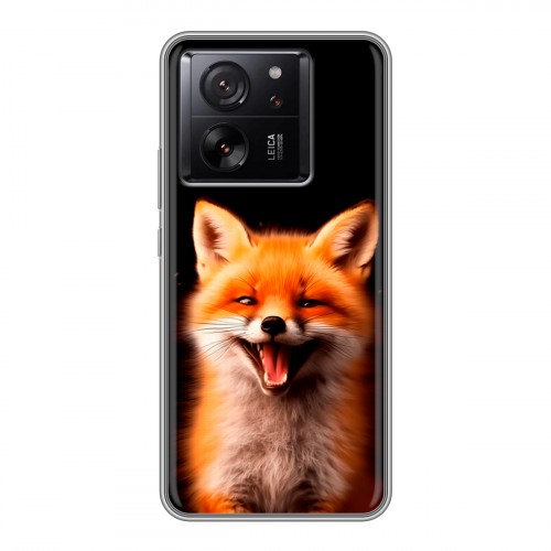 Дизайнерский силиконовый чехол для Xiaomi 13T Лиса