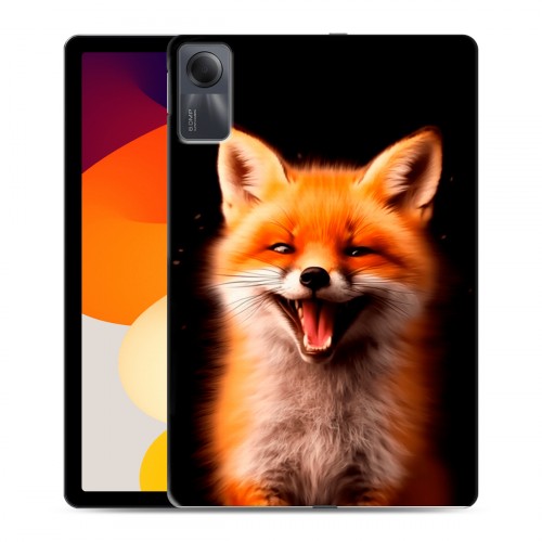 Дизайнерский силиконовый чехол для Xiaomi RedMi Pad SE Лиса