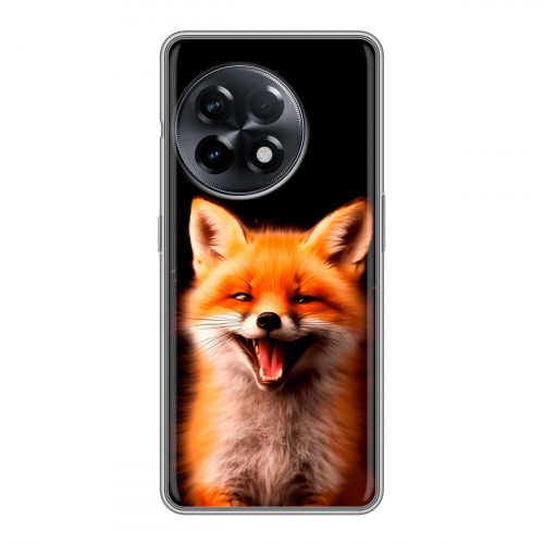 Дизайнерский силиконовый чехол для OnePlus 11R Лиса