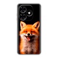 Дизайнерский силиконовый чехол для Tecno Spark Go 2024 Лиса