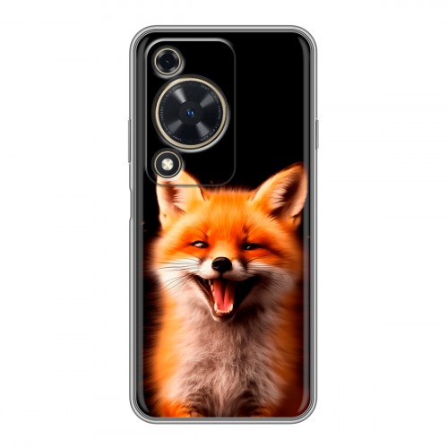 Дизайнерский силиконовый чехол для Huawei Nova Y72 Лиса
