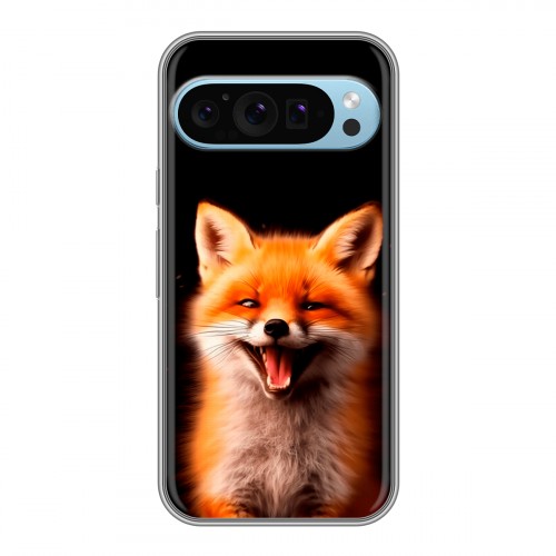 Дизайнерский силиконовый чехол для Google Pixel 9 Лиса