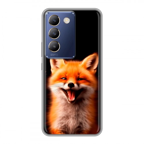 Дизайнерский пластиковый чехол для Vivo V30 Lite Лиса