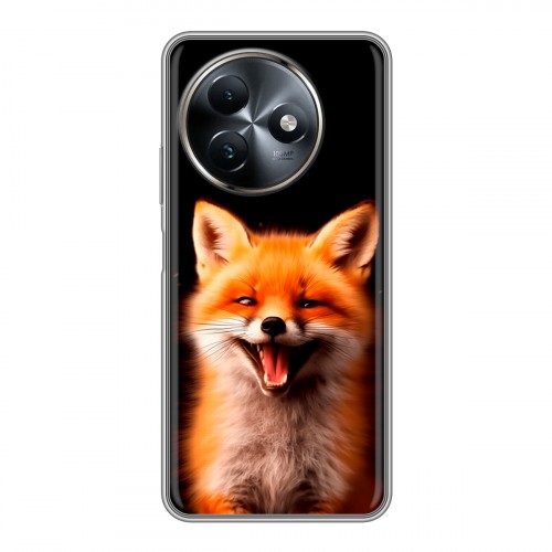 Дизайнерский пластиковый чехол для Itel S24 Лиса