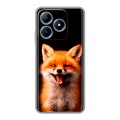 Дизайнерский силиконовый чехол для Realme C63 Лиса