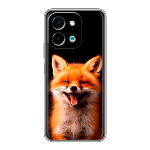 Дизайнерский силиконовый чехол для Vivo Y28 Лиса