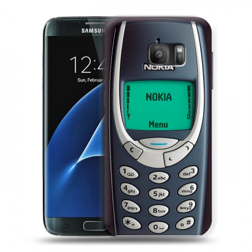 Дизайнерский силиконовый с усиленными углами чехол для Samsung Galaxy S7 Старый телефон