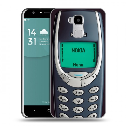 Дизайнерский пластиковый чехол для Doogee Y6 Старый телефон