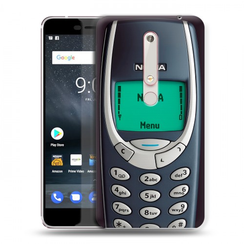 Дизайнерский пластиковый чехол для Nokia 6 (2018) Старый телефон
