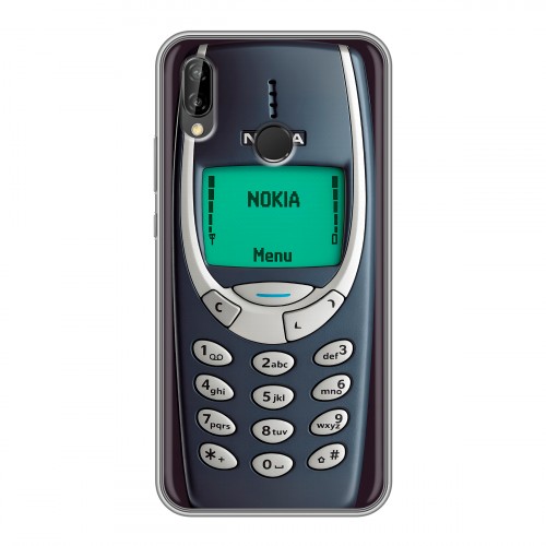 Дизайнерский силиконовый чехол для Huawei P20 Lite Старый телефон