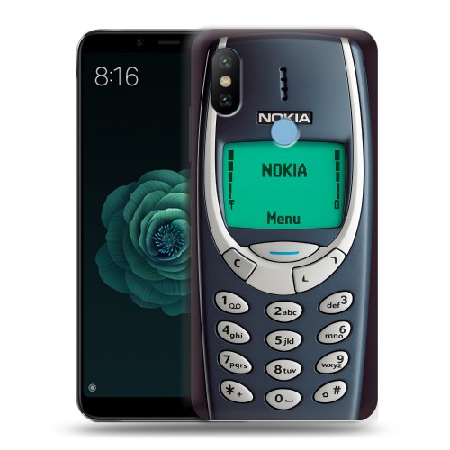 Дизайнерский силиконовый чехол для Xiaomi Mi A2 Старый телефон