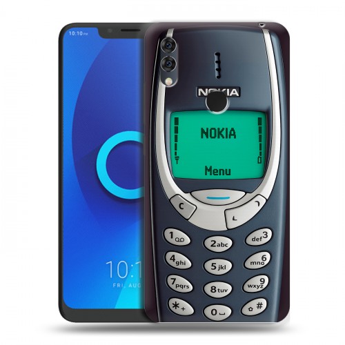 Дизайнерский силиконовый чехол для Alcatel 5V Старый телефон