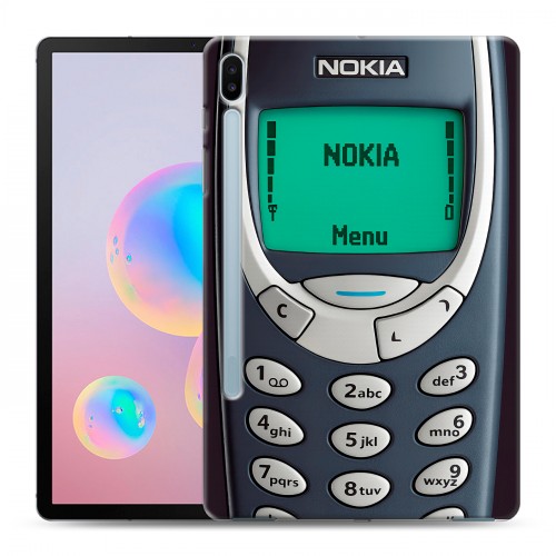 Дизайнерский силиконовый чехол для Samsung Galaxy Tab S6 Старый телефон