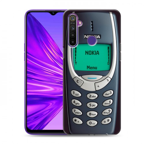 Дизайнерский силиконовый чехол для Realme 5 Старый телефон