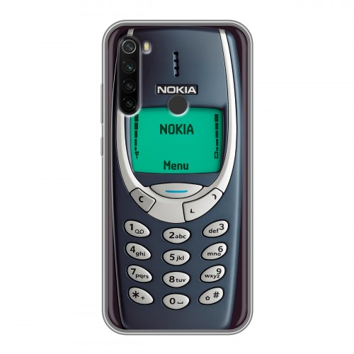 Дизайнерский силиконовый с усиленными углами чехол для Xiaomi RedMi Note 8T Старый телефон