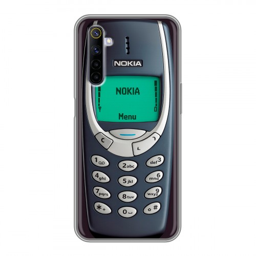 Дизайнерский силиконовый с усиленными углами чехол для Realme 6 Старый телефон