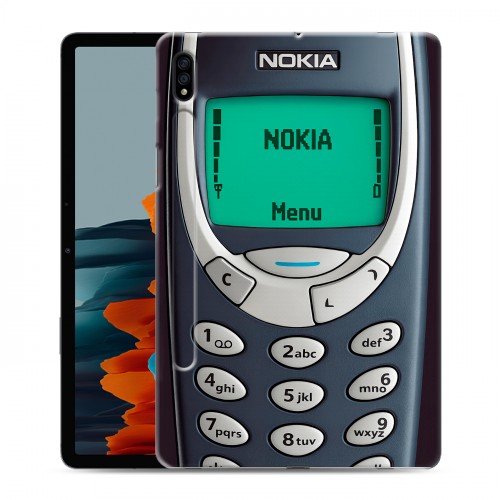 Дизайнерский силиконовый чехол для Samsung Galaxy Tab S7 Старый телефон