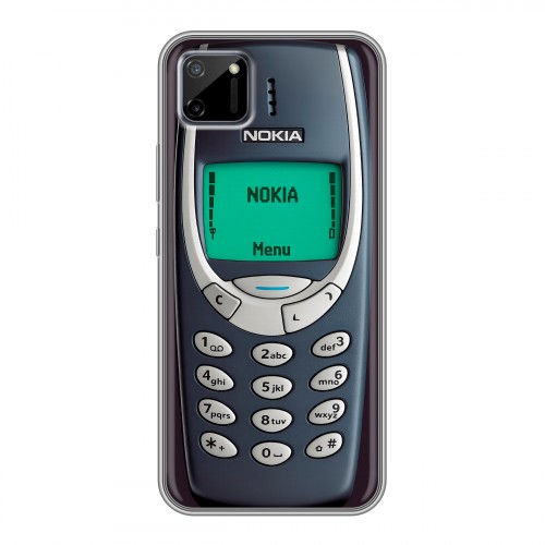 Дизайнерский силиконовый чехол для Realme C11 Старый телефон