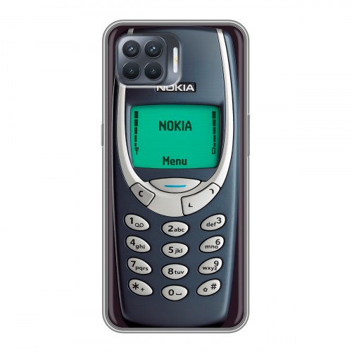 Дизайнерский силиконовый чехол для OPPO Reno4 Lite Старый телефон