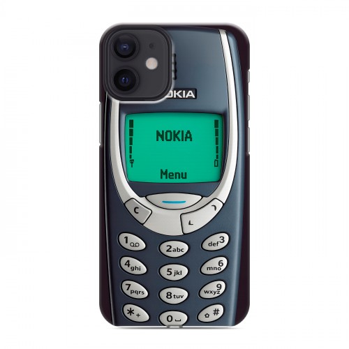 Дизайнерский силиконовый с усиленными углами чехол для Iphone 12 Mini Старый телефон