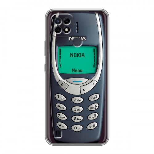 Дизайнерский силиконовый чехол для Realme C21 Старый телефон