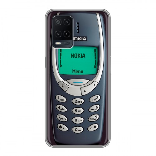 Дизайнерский силиконовый чехол для OPPO A54 Старый телефон