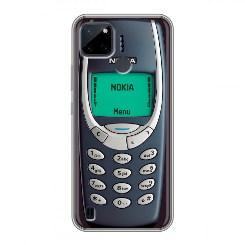 Дизайнерский силиконовый чехол для Realme C21Y Старый телефон