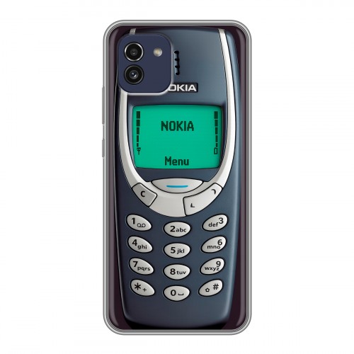 Дизайнерский силиконовый чехол для Samsung Galaxy A03 Старый телефон