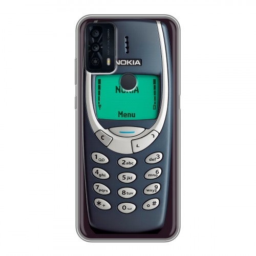 Дизайнерский пластиковый чехол для TCL 20B Старый телефон