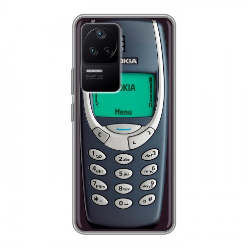 Дизайнерский силиконовый чехол для Xiaomi Poco F4 Старый телефон