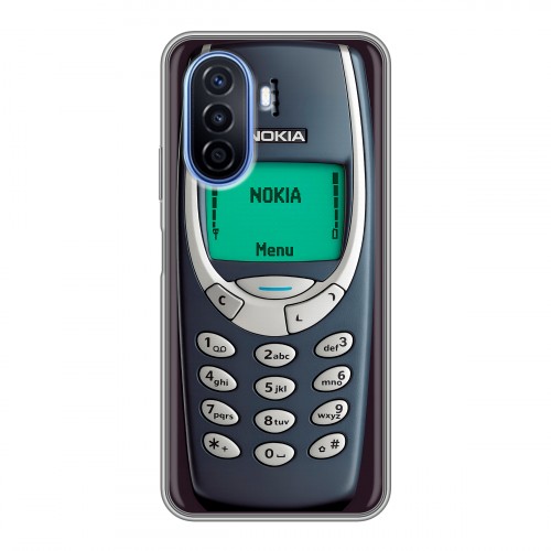 Дизайнерский силиконовый чехол для Huawei Nova Y70 Старый телефон