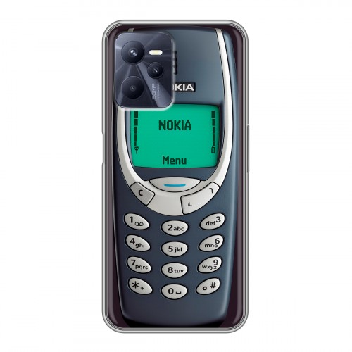 Дизайнерский силиконовый чехол для Realme C35 Старый телефон